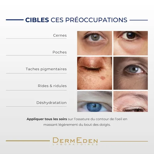Vista 4 de DERMEDEN CREMA CONTORNO DE OJOS INTENSA NIGHT PROTOCOLE ANTI-AGE 15ML