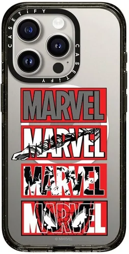 Vista 178 de CASETiFY Funda para iPhone Air, compatible con MagSafe Marvel VS CoLab Protección contra caídas de grado militar 4x de 8.2 pies Funda Capitán