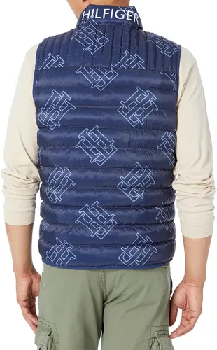 Vista 5 de Tommy Hilfiger - Chaleco acolchado plegable ligero para hombre