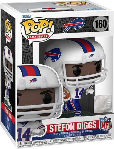 Vista 2 de POP Pop! NFL: Bills - Stefon Diggs (Uniforme para el hogar) Multicolor Talla única