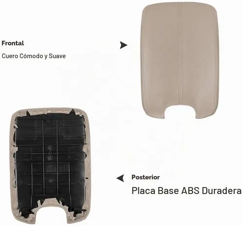 Vista 6 de A ABIGAIL Funda para reposabrazos de consola central Compatible con 2008 2009 2010 2011 2012 Honda Accord Cubierta de cuero cosida para consola Tapa