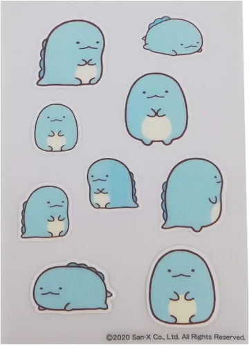 Vista 2 de Sanei Irodo SGN003 Sumikko Gurashi - Pegatina de tela Gecko