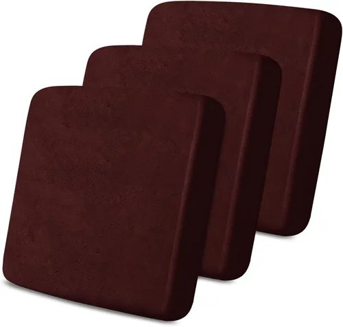 Vista 101 de Fundas de cojín tipo cuero para sofá, juego de fundas protectoras de muebles para sillón seccional, sofá biplaza de tela de elastano elástica