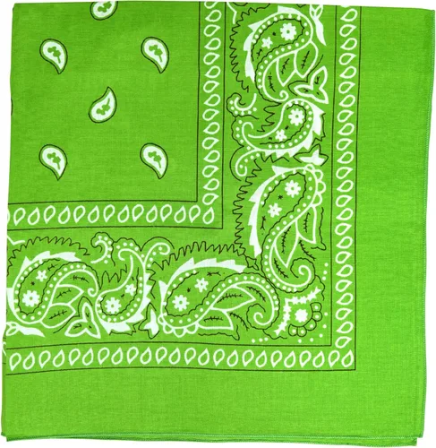Vista 11 de Motique Accessories Bandana Paisley Extra Grande de 27x27 Pulgadas