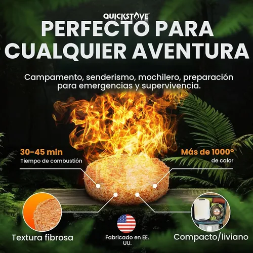 Vista 5 de Kit de cocina de emergencia portable para campamento. Estufa multigasolina, olla de acero inoxidable y alimentos, ideal pata kits de supervivencia