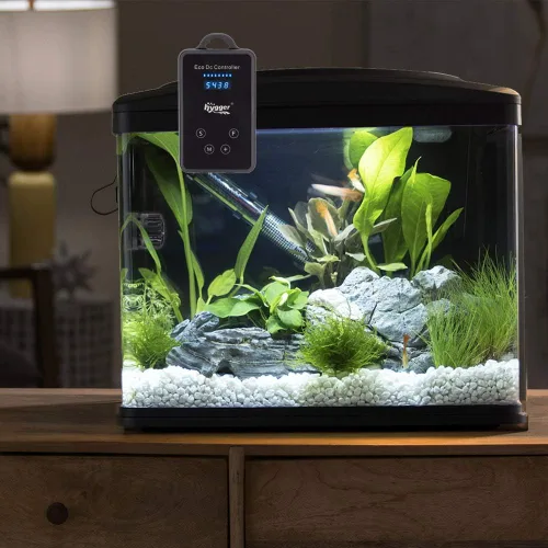 Vista 5 de hygger Mini Wave Maker - Cabezal magnético de CC para acuario con controlador de pantalla LED para tanque de agua salada, bomba de circulación