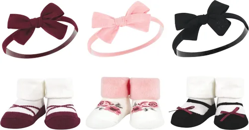 Vista 86 de Hudson Baby Conjunto de regalo de diadema y calcetines para niña
