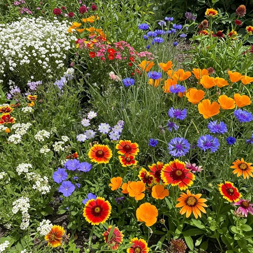 Vista 29 de Ferry Morse Mezcla para Todo Propósito Sol-Sombra a Granel Semillas de Flores Silvestres, 1 lb