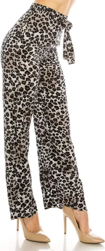 Vista 32 de Pantalones Palazzo para mujer, pantalones culottes sólidos y a rayas