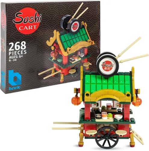 Vista 6 de Brick Loot Exclusiva tienda de suministros para la escuela de arte de Mini City – Kit de construcción de modelos diseñado a medida – Juguete