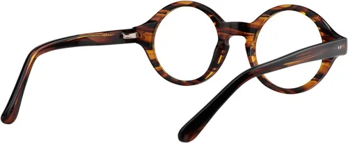 Vista 9 de Zeelool Unisex Retro Acetato Redondo Gafas Marco Con Lente Transparente Giggs FA0249