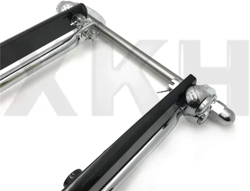 Vista 7 de SMT- Springer Front End -4" Bajo Negro Compatible con H-D Sportster bobber chopper [B07M95VTTF]