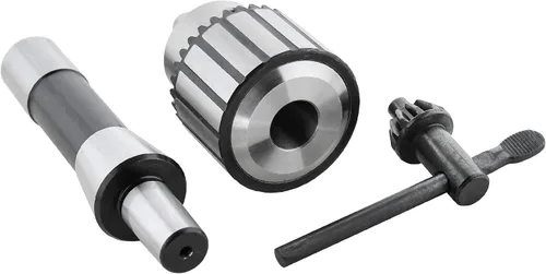 Vista 4 de Portabrocas de súper alta resistencia Earl Diamond de 1/2" de capacidad con vástago R8 de precisión integrado y llave K32 (R8-B16)