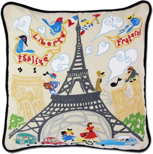 Vista 95 de Catstudio Portland (Oregon) - Almohada decorativa bordada