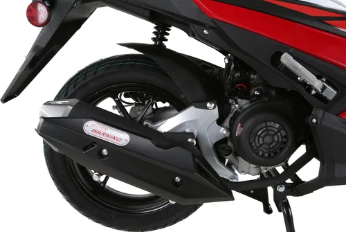 Vista 2 de HHH SPIDER 200 EFI Motocicleta de calle para adultos, scooter de 200cc totalmente automática de lujo para adultos (ROJO)
