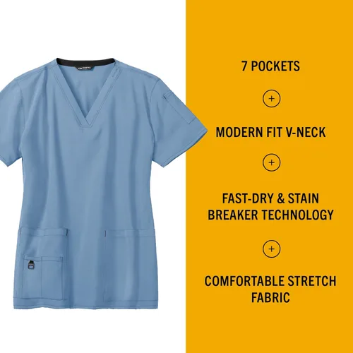 Vista 2 de Carhartt Top Tech con cuello en V para mujer
