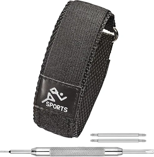 Vista 3 de Correa de reloj Alpine Sporty de nylon Correas de reloj de velcro de liberación rápida impermeables Correas de reloj ligeras y ajustables