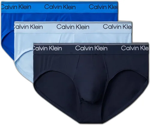 Vista 8 de Calvin Klein - Calzoncillos elásticos microfibra para hombre, paquete de 3 unidades 3 Negro