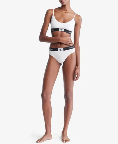 Vista 4 de Calvin Klein Bragas modernas de algodón 1996 para mujer, paquete múltiple