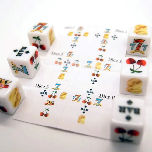 Vista 6 de Juego de dados 66, juego de dados rápido y fácil, números ganadores reales