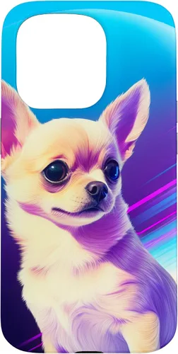 Vista 14 de Chihuahua Dog Retro Rainbow para Chihuahua Dog Lovers Case para iPhone 17
