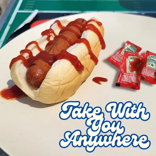 Vista 5 de Set de regalo: 25 paquetes de ketchup, 25 paquetes de mostaza y 25 paquetes de mayonesa - 75 paquetes de condimentos en total con clip y esparcidor