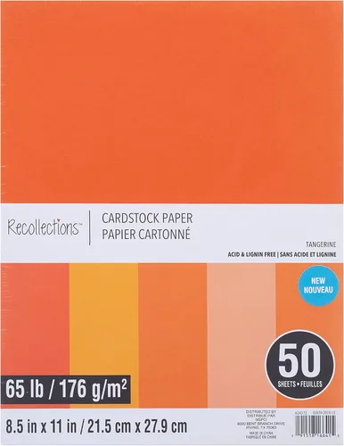 Vista 8 de Recollections 600 hojas de papel de cartulina de 8.5 x 11 pulgadas, sin ácido ni lignina, para álbumes de recortes, artes y manualidades, paquete a