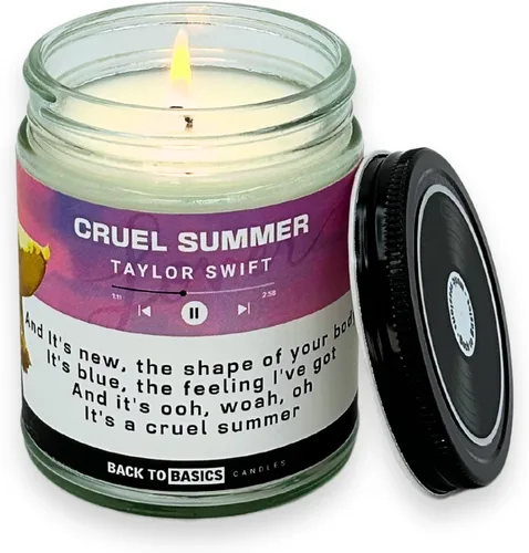 Vista 16 de Velas Back to Basics Todo lo que quiero para Navidad - Vela perfumada de 9oz de cera de soya con aroma a árbol de Navidad para decoración