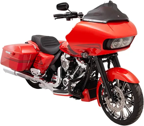 Vista 9 de Klock Werks Sport Flare para Harley-Davidson Road Glide 2015-2023 (6" Negro)