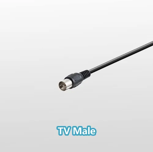 Vista 3 de DVB-T - Antena digital HDTV con base magnética - Poste telescópico de 5 secciones - Mini antena de TV VHF/UHF de 5dBi - Cable coaxial RG174 de 4.9
