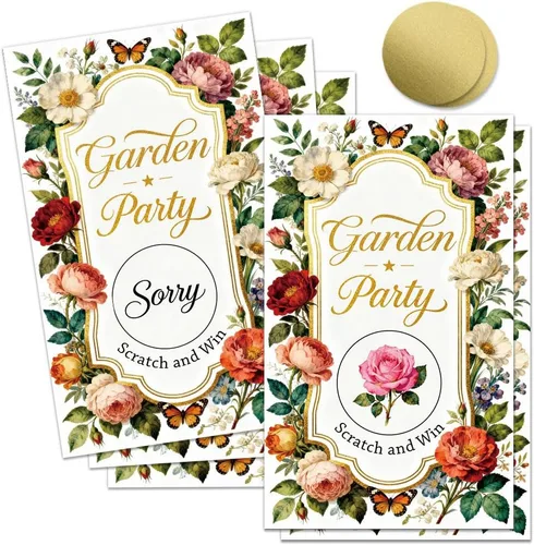 Vista 23 de 50 Psc Tarjetas de juego Casino para rascar, divertidas tarjetas de rascar de noche de casino para fiesta de apuestas, fiesta de cumpleaños, boletos