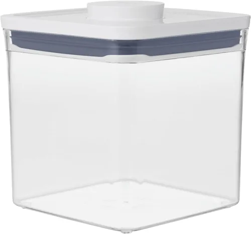 Vista 18 de OXO Good Grips POP - Recipiente hermético de almacenamiento de alimentos - Caja Grande Mini 1.1 Qt Ideal para bolsitas de té, suministros de Blanco