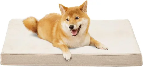 Vista 25 de WATANIYA PET Cama de Espuma Viscoelástica para Perros Medianos, Camas Refrescantes para Perros Medianos, Cama Ortopédica Lavable para Mascotas