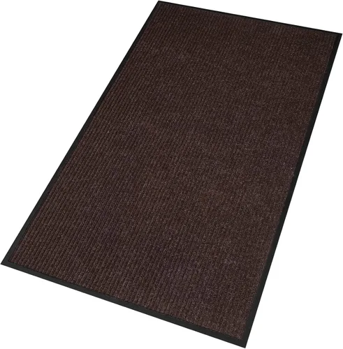Vista 10 de fani Tapete negro resistente para entrada interior y exterior, impermeable, de perfil bajo, tapete de entrada para puerta delantera, patio, parte