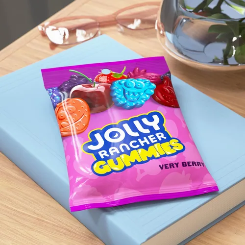 Vista 6 de JOLLY RANCHER Gummies Very Berry Dulces con Sabor a Fruta, Bolsa de 6.5 onzas