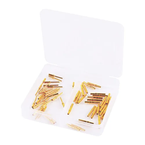 Vista 6 de JRready ST6239 Terminal de placa de oro DB9 Conector pin barrle 205089-1 y 205090-1 D-SUB Conector de crimpado contacts30 Pin y 30 zócalo