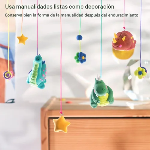 Vista 6 de FlyFlag Arcilla de Secado al Aire - 100 Colores, Ultra Ligera y Suave, Arcilla de Modelado No Tóxica para Niños con Herramientas y Tutoriales