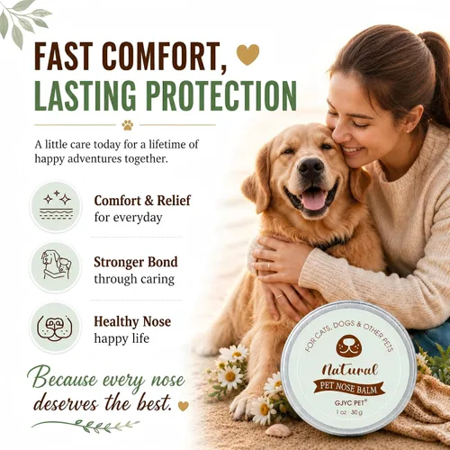 Vista 8 de Snout Soothing - Bálsamo nasal para perros y gatos, bálsamo natural curativo e hidratante para hocicos secos y agrietados, fórmula de piel calmante