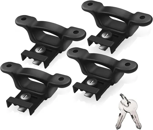 Vista 9 de Anclajes de amarre para caja de camión con placas de montaje, paquete de 4, compatibles con F150 2015-2025/F250-F550 Super Duty 2017-2025, repuesto