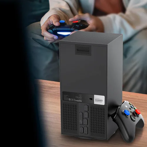 Vista 7 de Funda antipolvo para consola Xbox Series X, paquete de 2 filtros de ventilación de PVC Dustpoof funda de malla y tapones de silicona para puerto