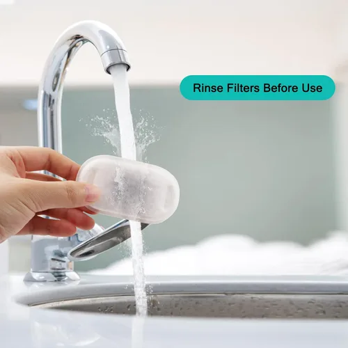 Vista 7 de Monsin Filtros de fuente de agua para gatos de acero inoxidable de 67 onzas/2 litros de flujo de agua ajustable para mascotas, paquete de 4 filtros