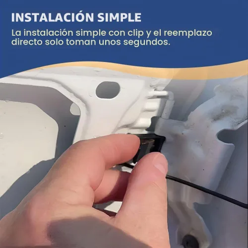 Vista 4 de Clip de resorte de puerta de combustible, cubierta de puerta de tanque de gas, compatible con Toyota Avalon Camry RAV4 2019-2022, 4Runner 2004-2009