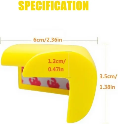Vista 75 de Protectores de espuma compatibles con anclaje de pared para muebles, protectores de espuma para paredes, protectores de esquina con funciones