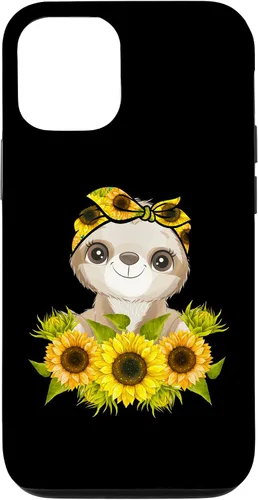 Vista 28 de Sunflower Garden Sloth Gardening Case for iPhone 17