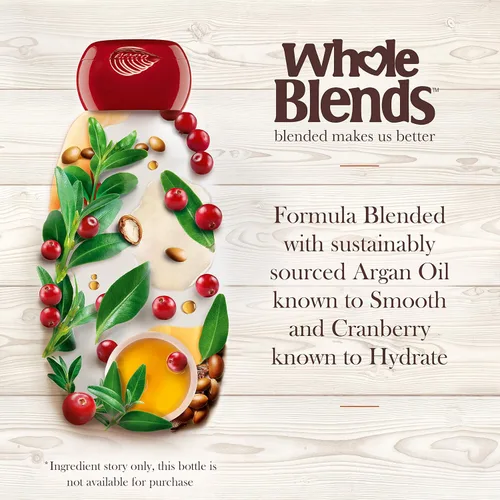Vista 4 de Garnier Whole Blends - Mascarilla para el cuidado del color con aceite de argán y extractos de arándano, 10.1 onzas líquidas