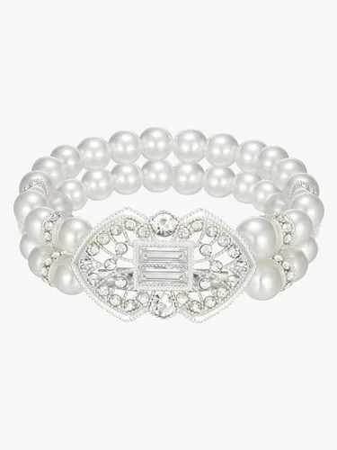 Vista 5 de SWEETV 1920s Flapper Accessories Set for Women, Roaring 20s Great Gatsby Headband Flapper Costume Accessories