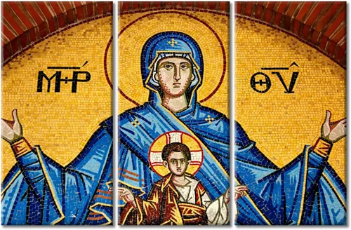 Vista 63 de TUMOVO Decoración de pared de iglesia cristiana de 3 paneles, imágenes de la resurrección de Jesús para sala de estar, dormitorio, cocina