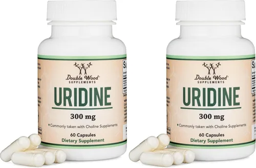 Vista 7 de Uridina monofosfato - Testado por terceros (potenciador de colina, nootrópico para principiantes) (300 mg, 60 cápsulas) Sinergia con Alfa GPC colina
