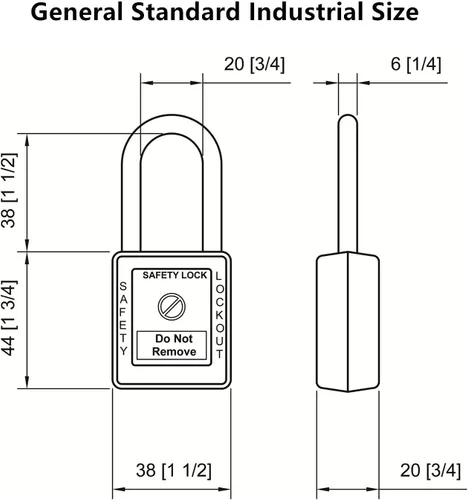 Vista 6 de SAFBY Loto - 7 candados de bloqueo diferentes con llave con 10 etiquetas de bloqueo, candados seguros para estaciones y dispositivos con 7 números