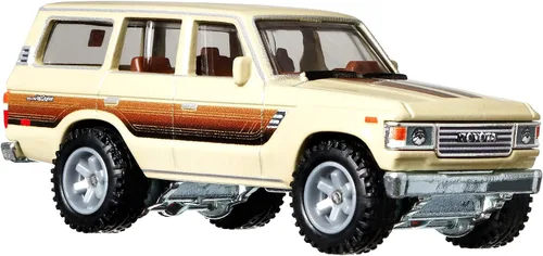 Vista 3 de Hot Wheels Vehículos de leyendas del circuito cultural del automóvil para niños de 3 años en adelante, colección premium de vehículos a escala 1:64